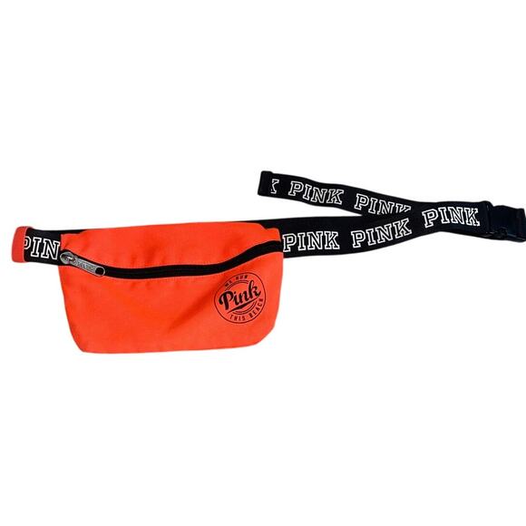 Victoria Secret Pink Collection Fanny Pack Adjustable Neon Travel - Picture 1 of 5